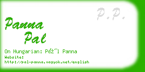 panna pal business card